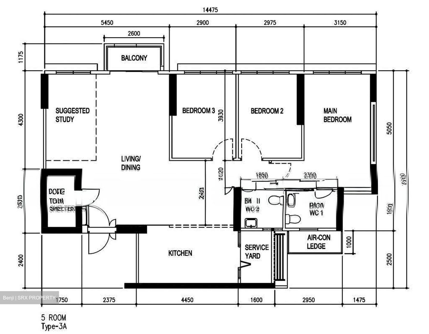 Blk 623C Tampines Greenverge (Tampines), HDB 5 Rooms #629386411